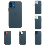 Чохол Leather Case with MagSafe для Iphone 12 mini Baltic Blue